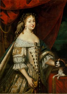 Retrato de Maria Giovanna Battista di Savoia Nemours (Marie Jeanne Baptiste de Savoie-Nemours) (1644-1724), esposa de Carlo Emanuele II (1634-1675) (Carlos Emmanuel de Saboya). Pintura anónima. Siglo XVII Turín, palacio real de Unknown artist