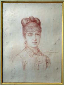 Retrato de Marie Alexandrine Henriette Dumas Davy de la Pailleterie, llamada Colette (1860-1907), hija de Alexandre Dumas Jr. de Unknown artist