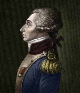 Retrato de Marie Joseph Gilbert Motie Motier, Marqués de Lafayette (1757-1834), aristócrata y militar francés. de Unknown artist