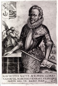 Retrato de Mauricio de Nassau, Príncipe de Orange (nacido en Dillenburg)