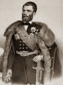 Retrato de Michel III Obrenovic 1823-1868 Príncipe de Serbia de Unknown artist