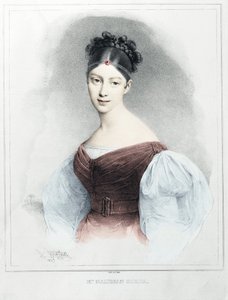 Retrato de la Sra. Malibran García - cantante mezzosoprano de Unknown artist