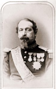 Retrato de Napoleón III. Fotografía del siglo XIX de Unknown artist