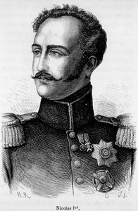 Retrato de Nicolás I, Emperador de Rusia (1796 - 1855) de Unknown artist