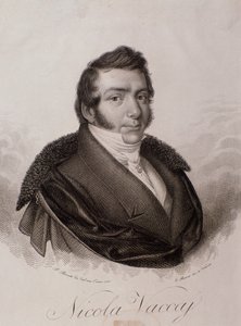 Retrato de Nicola Vaccai (grabado)