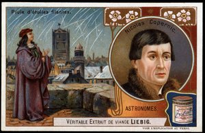 Retrato de Nicolás Copérnico (Nicolaus Copernicus) de Unknown artist