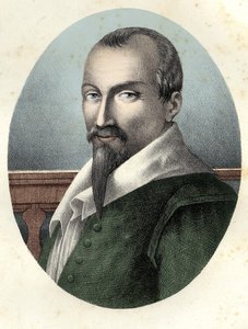 Retrato de Olivier De Serres (c. 1539 - 1619) agrónomo francés.