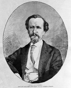 Retrato de Paolo Giacometti (1816-1882) escritor italiano de Unknown artist