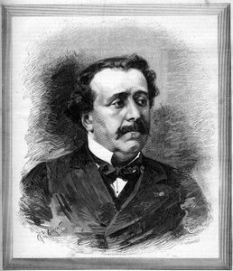 Retrato de Paul de Saint-Victor (Saint Victor) (1825-1881), escritor francés de Unknown artist