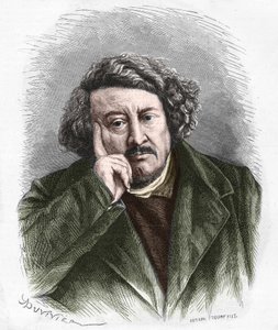 Retrato de Pierre Leroux, filósofo, publicista y político francés (1797 - 1871)