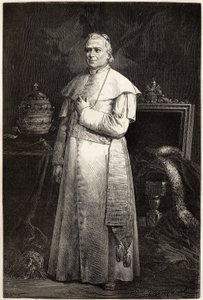 Retrato del Papa Pío IX (Giovanni Maria Mastai Ferretti) de Unknown artist