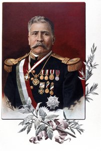 Retrato de Porfirio Díaz, general y estadista mexicano de Unknown artist