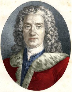 Retrato de Prosper Jolyot, Sieur De Crais-Billon, llamado Crébillon (padre) (1674 - 1762) dramaturgo francés de Unknown artist