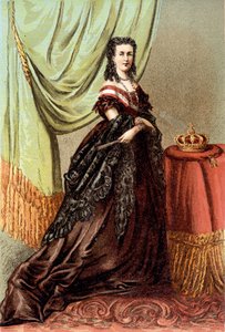 Retrato de la Reina María Henriette de Austria, esposa de Leopoldo II, Rey de los Belgas de Unknown artist