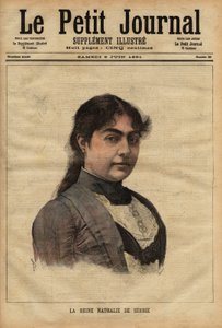 Retrato de la Reina Nathalie de Serbia