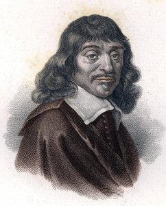 Retrato de René Descartes, grabado del siglo XIX de Unknown artist