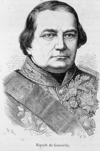 Retrato de Rigault de Genouilly de Unknown artist
