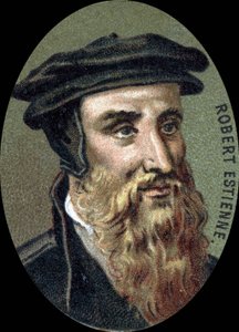 Retrato de Robert Estienne (1503-1559), impresor francés