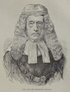 Retrato de Sir Federick Pollock