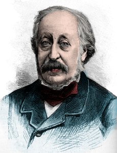 Retrato de Stephen Heller (1813-1888) pianista, profesor y compositor húngaro - Grabado de 1888