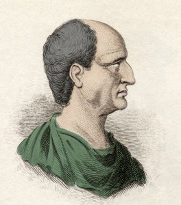 Retrato de Temístocles (Themistocles), estadista y general ateniense (525-460 a.C.). Grabado del siglo XIX.