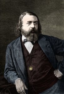 Retrato de Théophile Gautier (1811-1872), escritor francés.