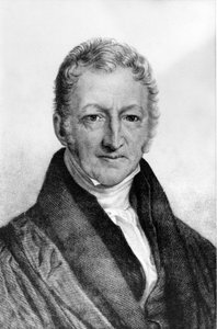 Retrato de Thomas Robert Malthus (1766 - 1834), economista británico.