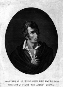Retrato de Ugo Foscolo (1778 - 1827)