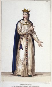 Retrato de Ultrogothe Reina de Francia y esposa de Childeberto I de Unknown artist