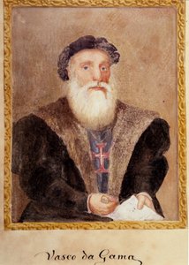 Retrato de Vasco de Gama - en “La vida del Príncipe Enrique de Portugal apodado el Navegante” de Richard Henri Major de Unknown artist