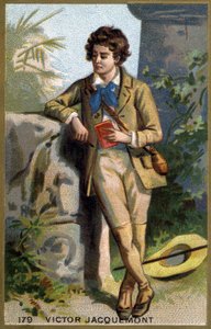 Retrato de Victor Jacquemont (1801 - 1832), botánico y viajero francés de Unknown artist