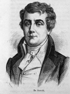 Retrato del Vizconde Louis De Bonald (1754 - 1840) de Unknown artist
