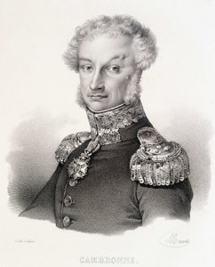 Retrato del Vizconde Pierre Jacques Etienne Cambronne, General francés (1770-1842) de Unknown artist