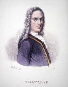 Retrato de Voltaire. Grabado del siglo XIX.