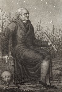 Retrato de William Herschel (1738-1822) astrónomo británico nacido en Alemania