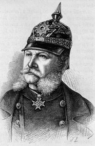 Retrato de Guillermo I (1797 - 1888). Grabado de finales del siglo XIX en “Historia de Francia” de H. Martin. de Unknown artist