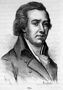 Retrato de William Pitt el Joven (1759-1806), ex ministro británico