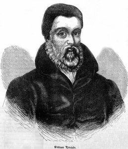 Retrato de William Tyndale (1494-1536), teólogo y traductor galés. de Unknown artist