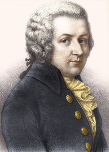 Retrato de Wolfgang Amadeus Mozart (1756-1791) de Unknown artist
