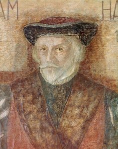 Retrato del médico inglés William Harvey