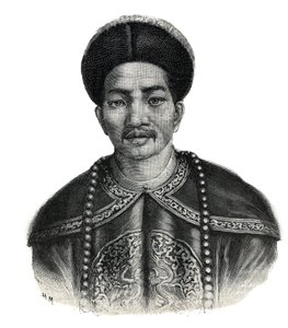 Retrato del Emperador de Japón, Mutsuhito (Meiji Tenno) de Unknown artist