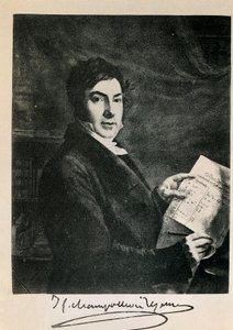 Retrato del egiptólogo francés Jean François Champollion (1790-1832). Grabado del siglo XIX