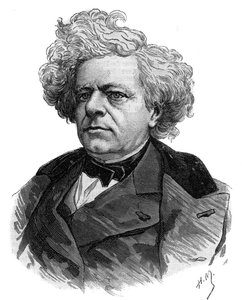 Retrato del escritor francés Michel Masson (1800-1883) grabado de 1883 de Unknown artist