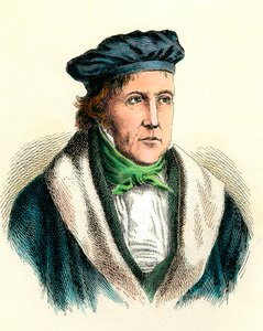 Retrato del filósofo alemán Georg Wilhelm Friedrich Hegel (1770-1831) de Unknown artist