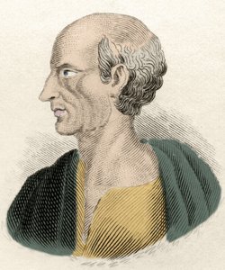 Retrato del filósofo griego Antístenes (444-365 a.C.)