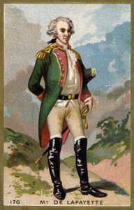 Retrato del Marqués de Lafayette (1757 - 1834). de Unknown artist