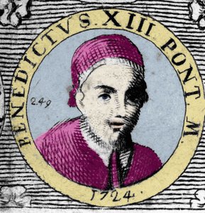 Retrato del Papa Benedicto XIII (1649-1730). de Unknown artist