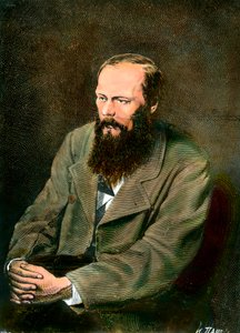 Retrato del escritor ruso Fedor Dostoievski (1821-1881) de Unknown artist