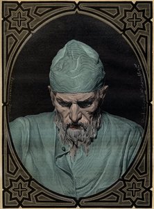 Retrato del zar Iván IV el Terrible (1530-1584) - grabado