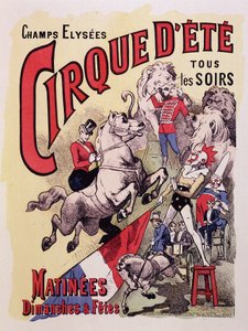 Cartel para el Cirque d